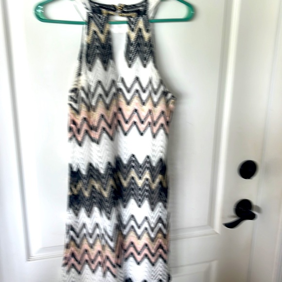 Candies geometric multicolor tank racerback dress. Medium - Picture 4 of 4